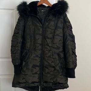 DKNY Camo Parka Jacket
